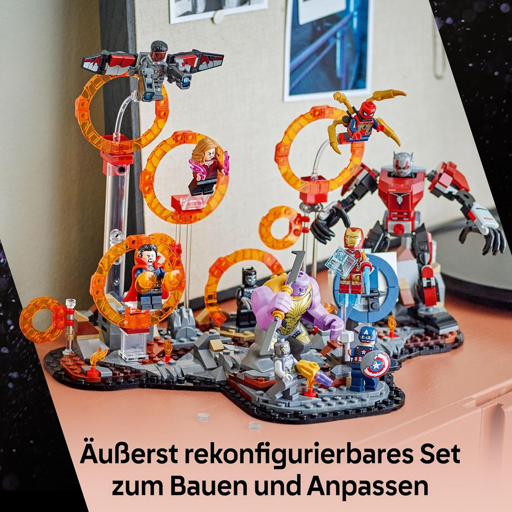 LEGO ǀ Marvel Avengers: Endgame Letzter Showdown - Bauspielzeug s 10 minifigurkami, darunter Captain America, Iron Man, Black Panther & Dr. Strange - Kreatives Geschenk für Jungen und Mädchen 76323