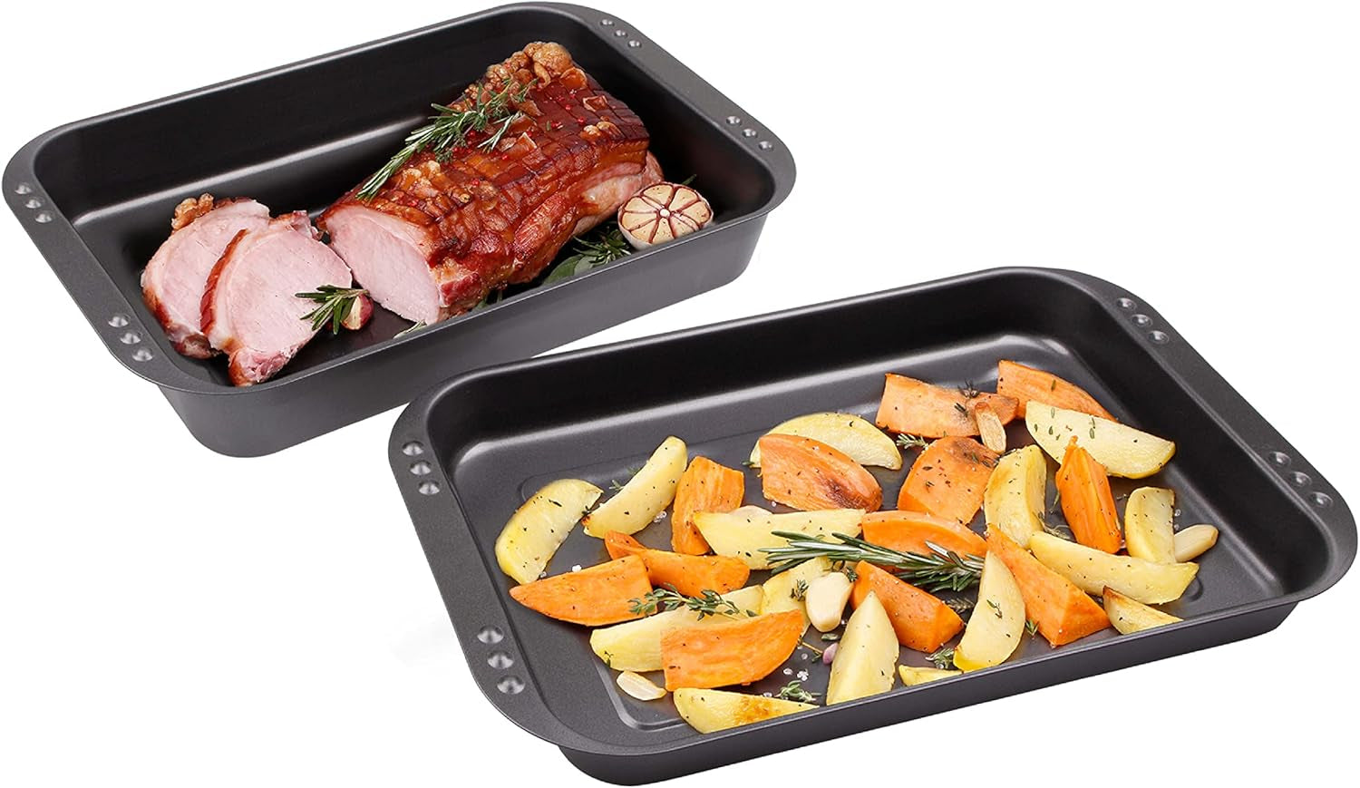 Chg Backform, ILAG Special 2-Schicht Antihaftbeschichtung, Sonstige, Jewells Ca. 28,5 x 23 x 4 cm, 9878-41, Jewells Ca. 28,5 x 23,0 x 4,0 cm Formy a plechy na pečení Naty Shop Ofen-Set