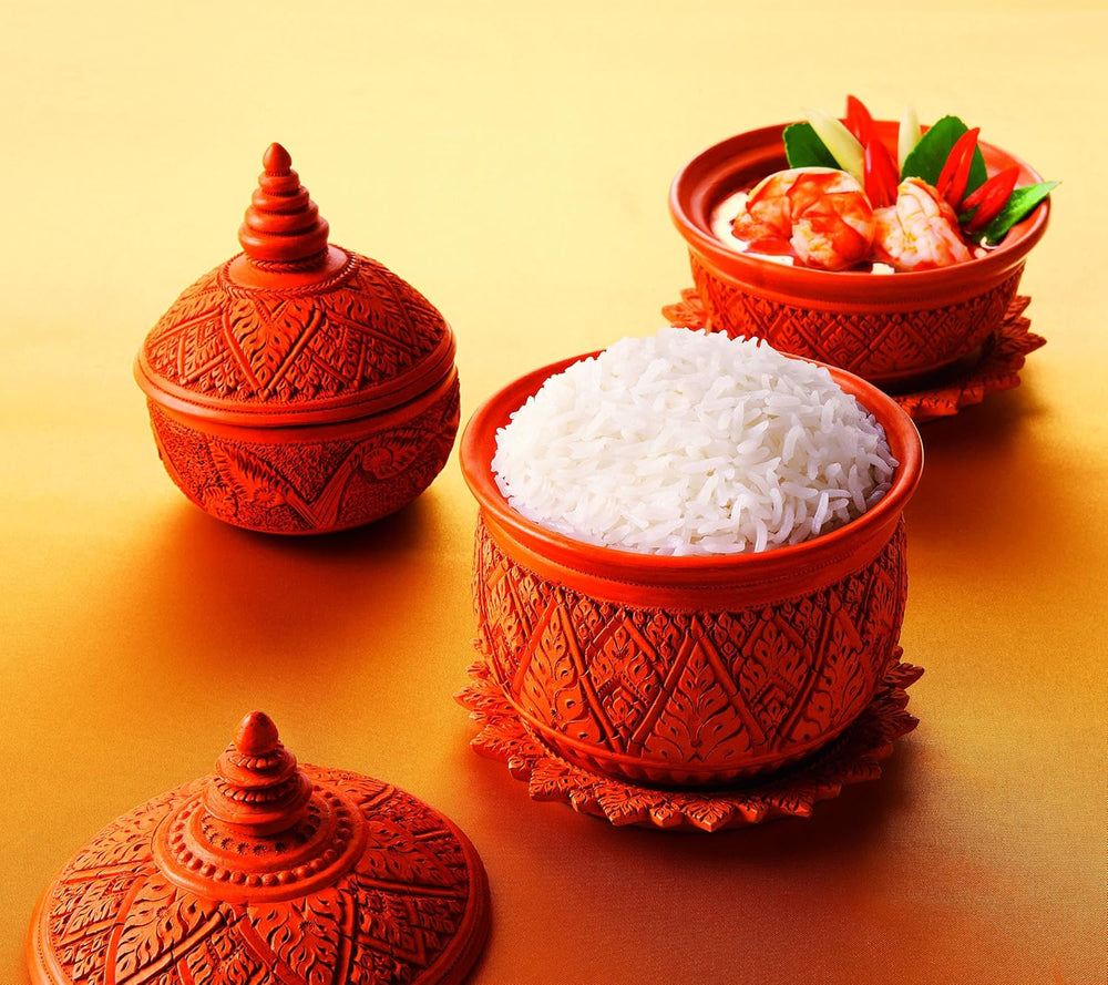 RICE – 100% dlouhozrnná jasmínová rýže z Thajska – voňavá a aromatická, s lehce lepkavou texturou – ideální do kari, bowls a asijských jídel – 1 x 5 kg