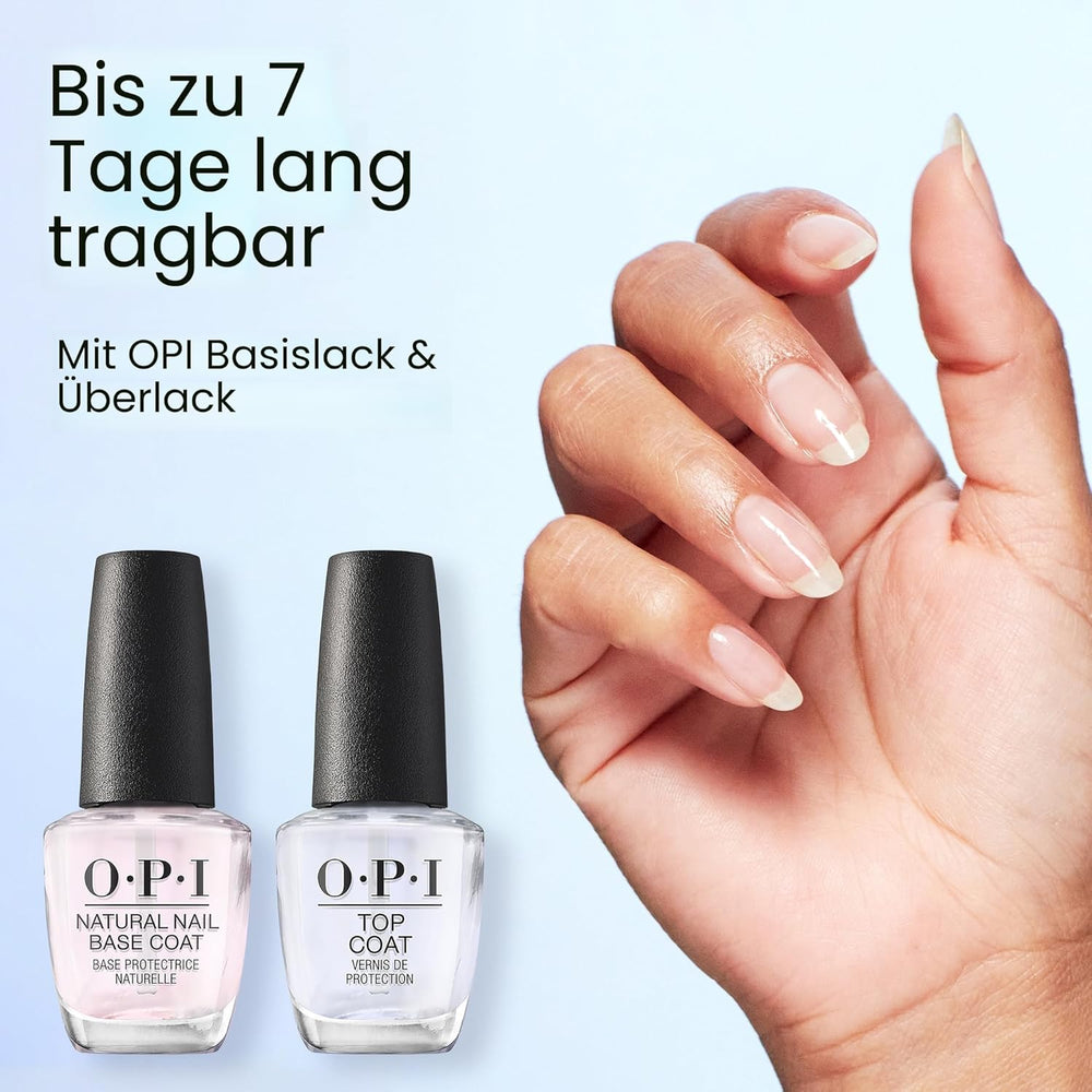 OPI lak na nehty v odstínech červené a oranžové - rychleschnoucí, odolný proti odlupování a dlouhotrvající lak na nehty - vydrží až 7 dní - s extra širokým štětečkem ProWide
