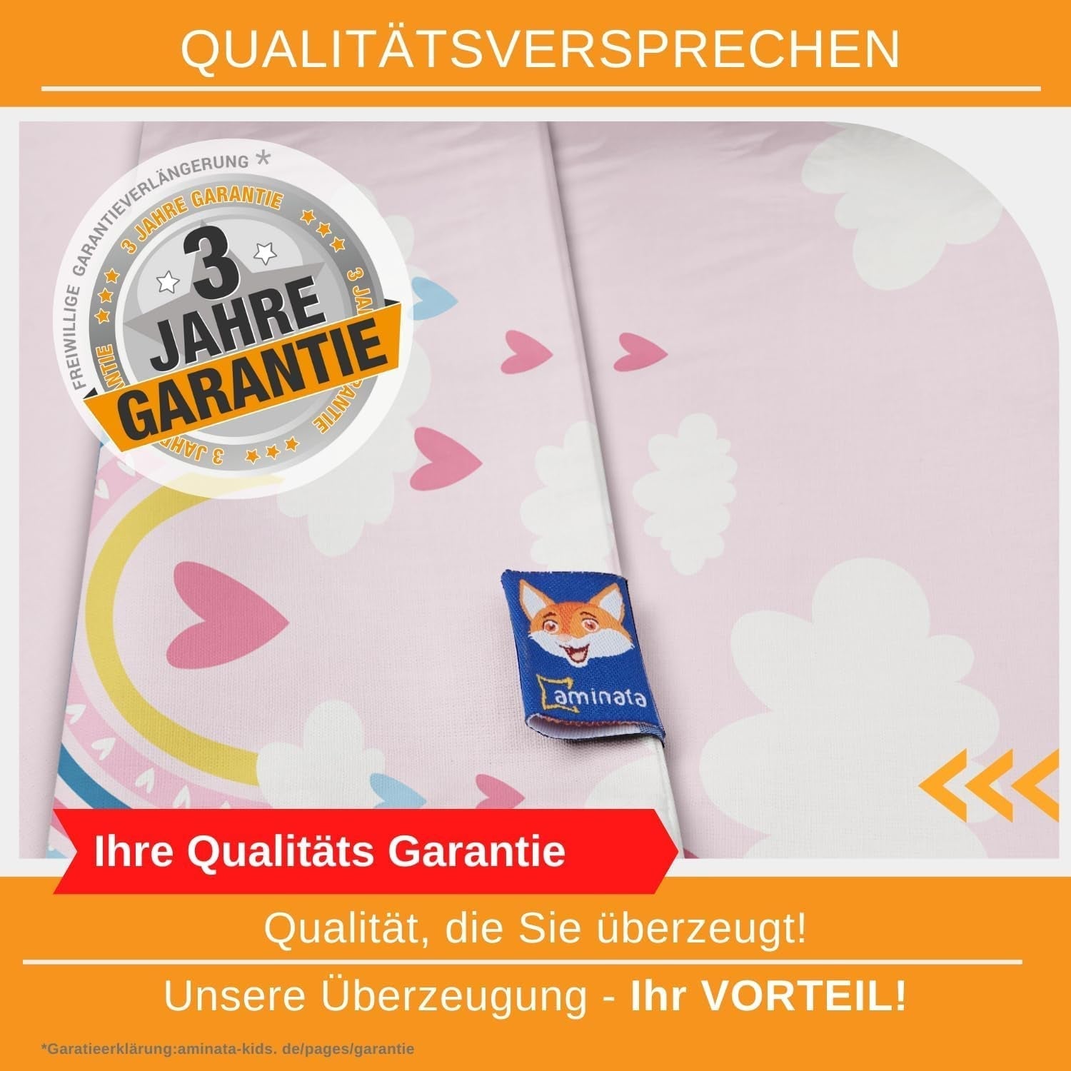 Dětské povlečení Aminata Dětské, duhové, oboustranné Povlečení dětské Naty Shop