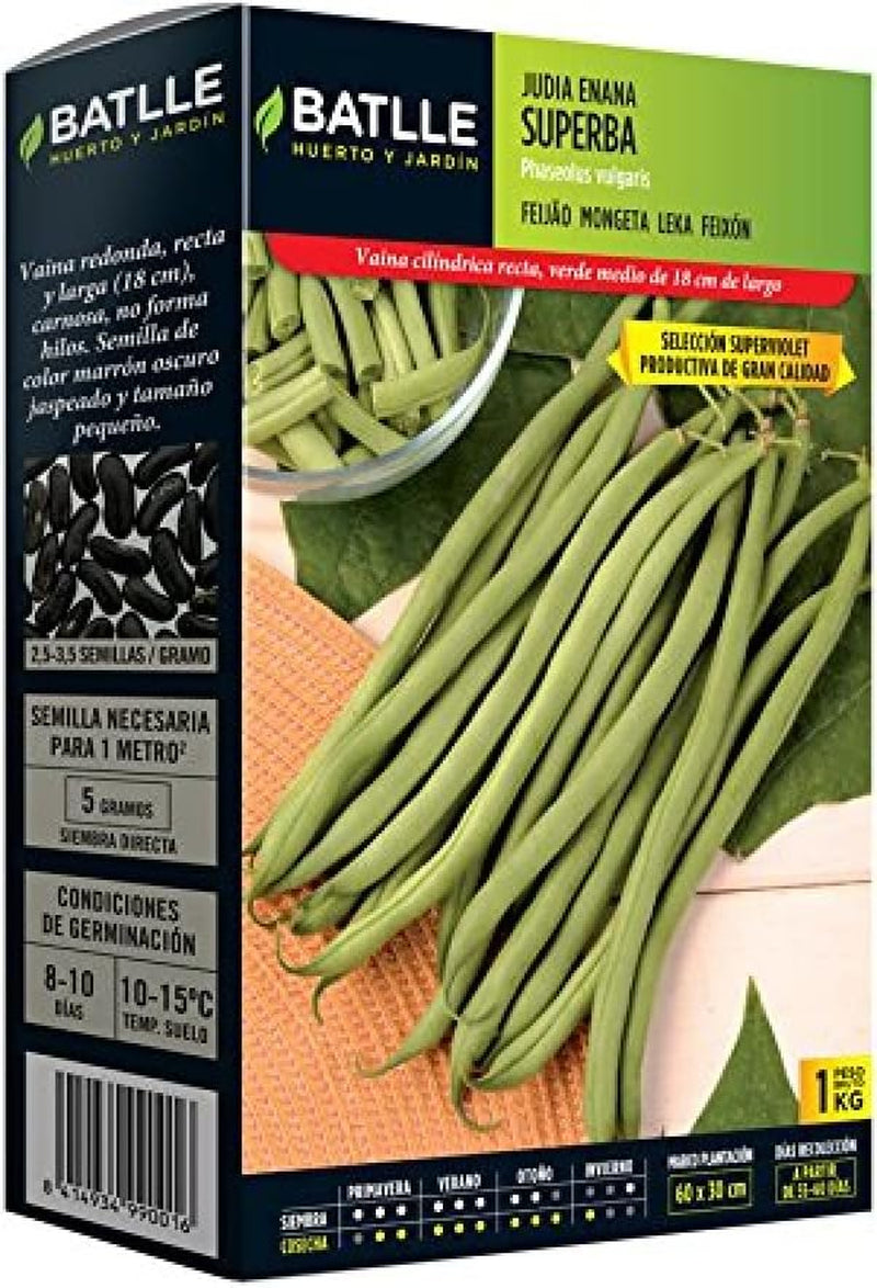 Batlle Gemüsesamen - Zwergbohne Contender (100G)