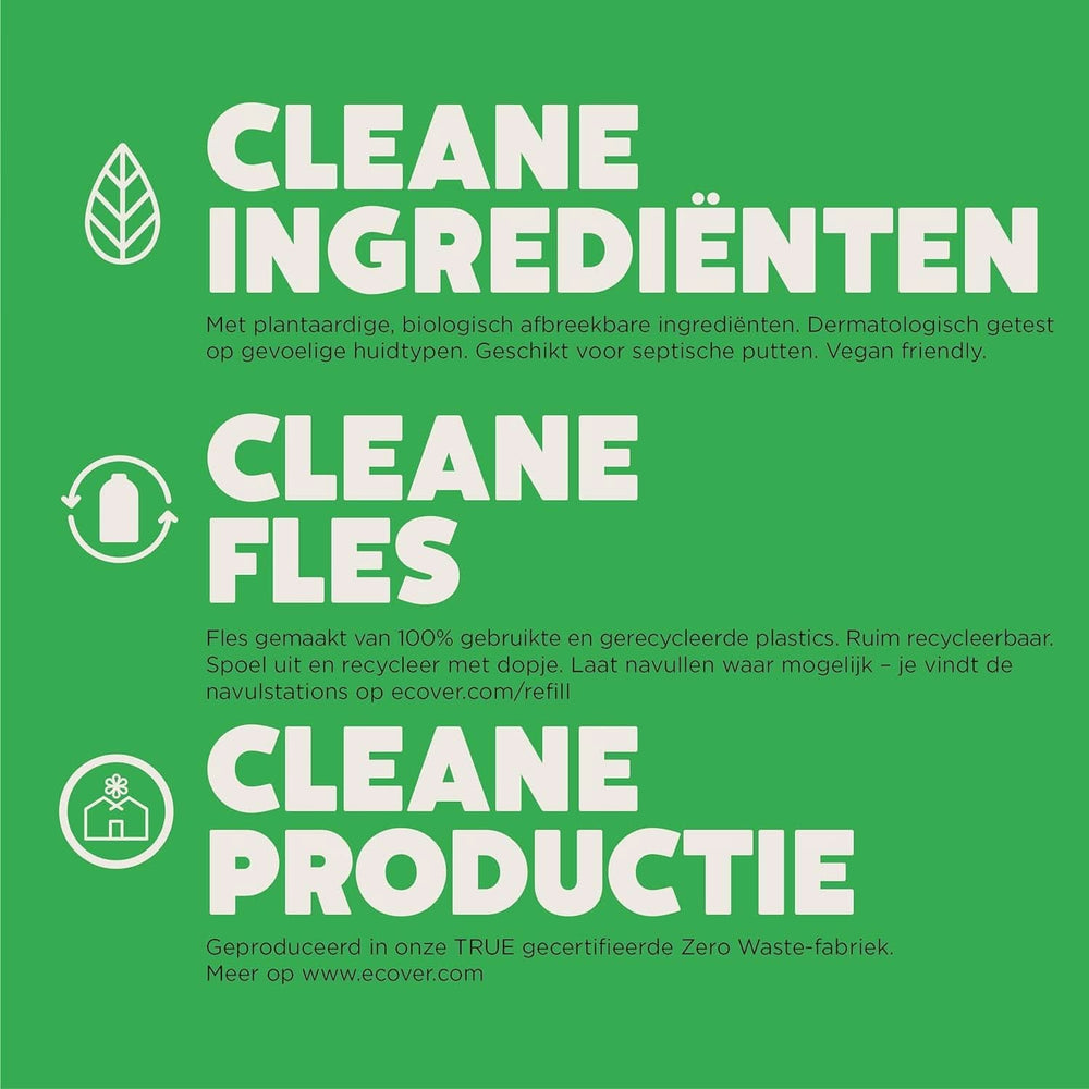 Ecover Color Apple Blossom & Freesia Prací prostředek, Tekutý prací prostředek s bylinnými přísadami pro konzervaci a ochranu oděvů Naty Shop