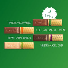 merci Finest Selection Mandle Crunch Variety – 1 x 250 g – Rafinované speciality s ořechy a čokoládou – Pralinky plněné i neplněné