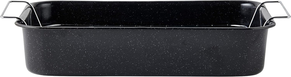 Russell Hobbs CW9161 Romano 34Cm Smaltovaný Bräter - Mit Gitter, Rechteckige Auflaufform Mit Rost, Spülmaschinenfest Ofenform, Grill Auflaufform, Bratform Für Backofen Ofenbeständig Bis 230° Formy a plechy na pečení Naty Shop