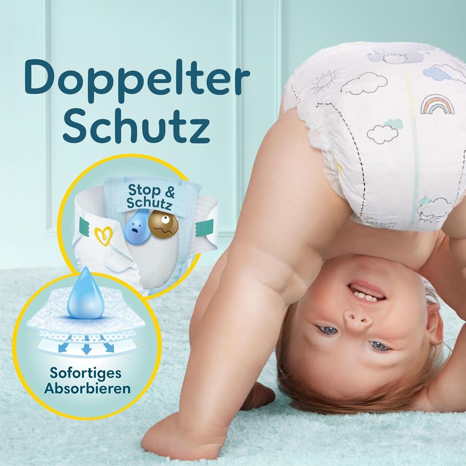Pampers Baby Plenky vel. 4, Premium Protection, Plenky, 174 ks. , 9Kg - 14Kg Matka a dítě Naty Shop