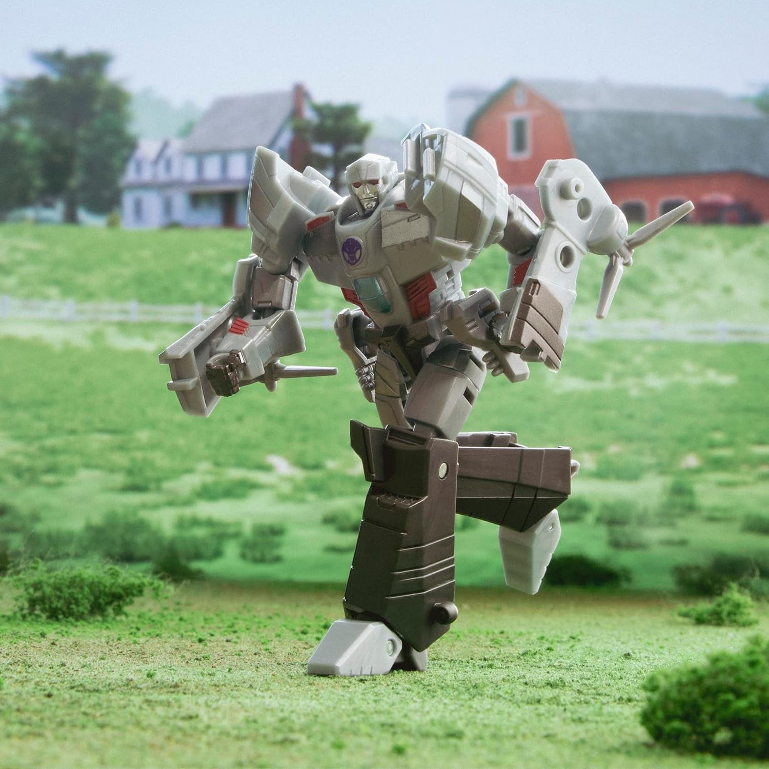Jucărie Transformers Earthspark Deluxe Class Megatron, figurină de acțiune înaltă de 12,5 cm, jucărie robot pentru copii cu vârsta peste 6 ani Action figures Naty Shop