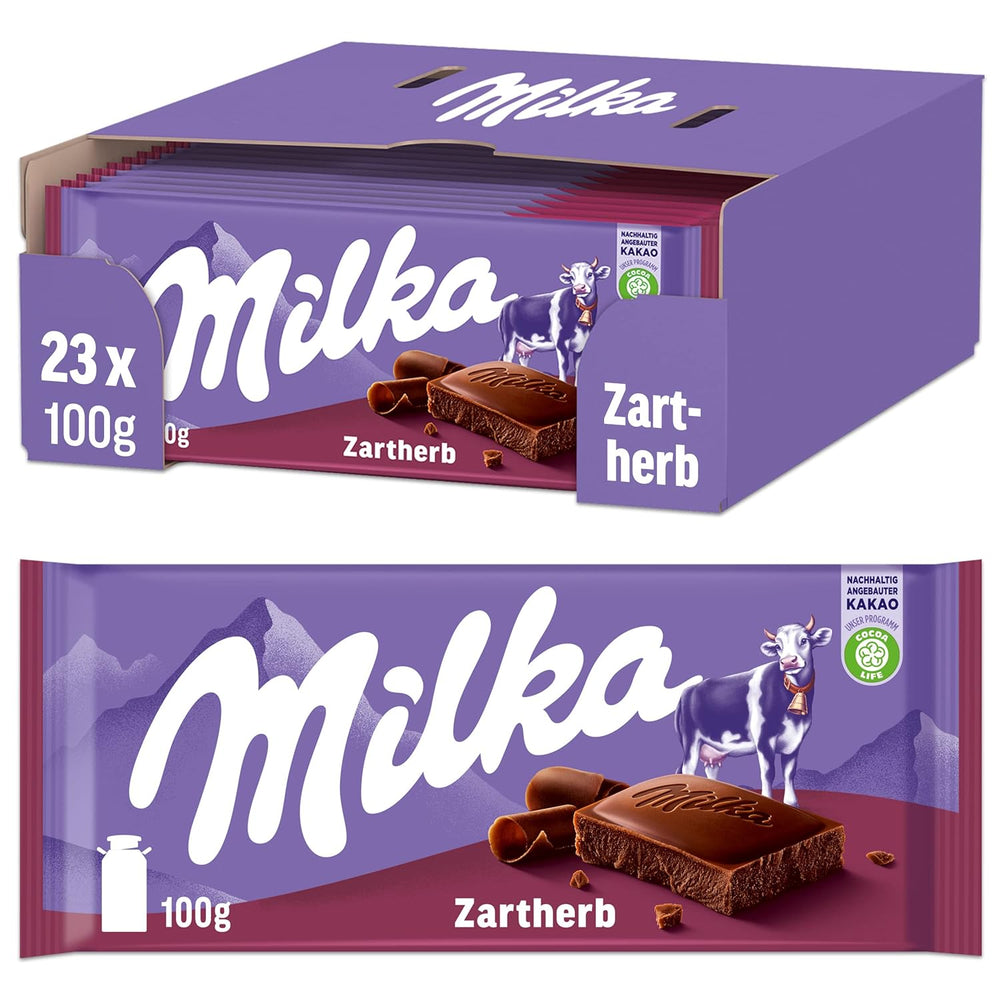 Milka Cow Spots – alpská mléčná čokoláda s bílou čokoládou v designu cow spot – 24 x 90g