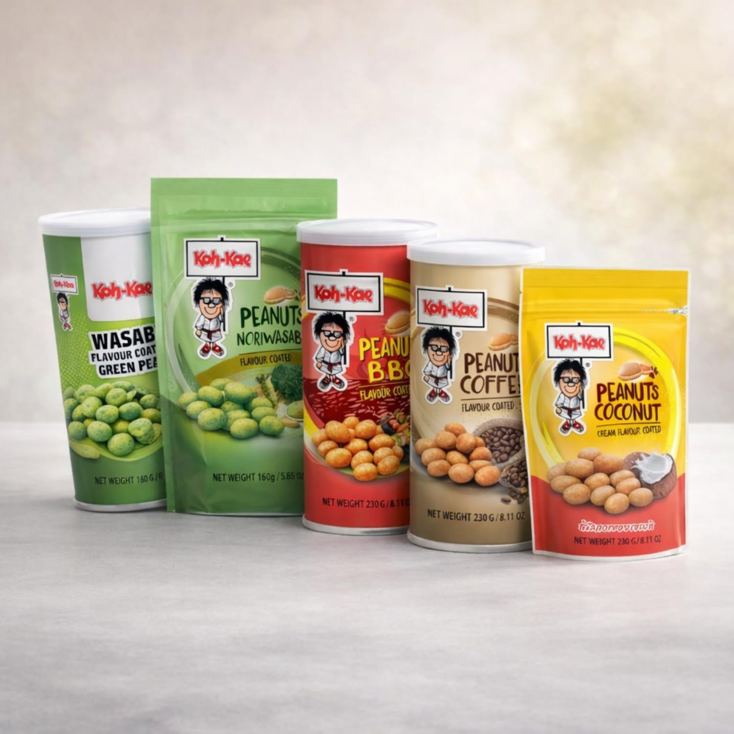 KOH-KAE - Zelený hrášek s wasabi - (1 x 180g)