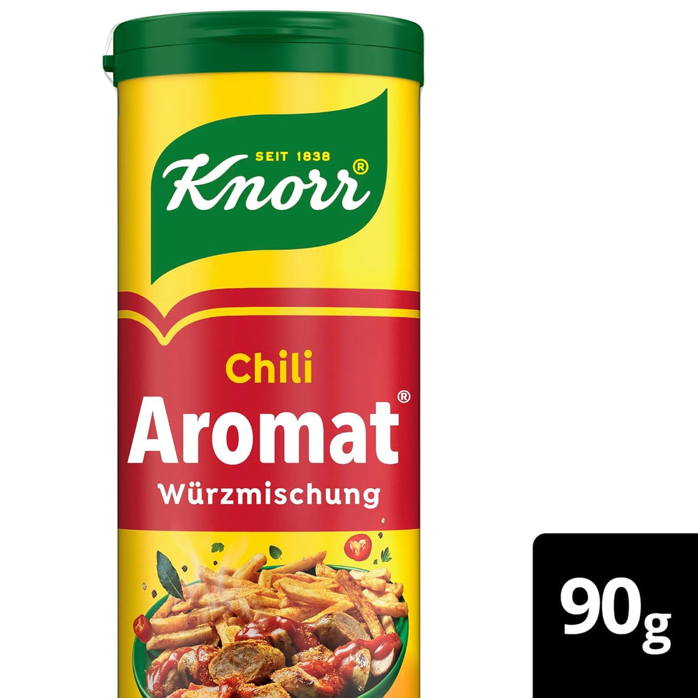 Knorr Würzmischung Chilli s příchutí pro rychlé pokrmy k dochucení a dochucení brambor, těstovin, zeleniny a dalších 90 g
