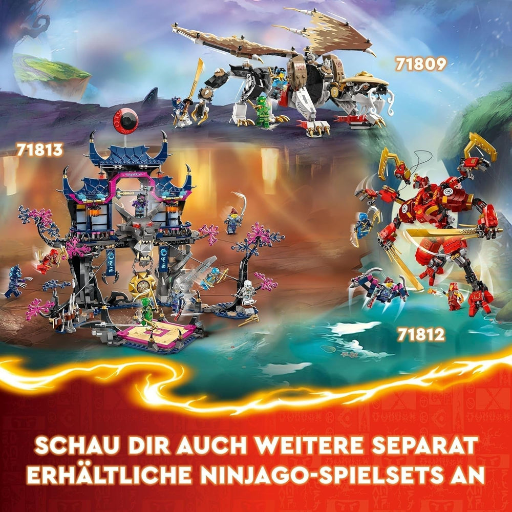 LEGO NINJAGO Sada Kai's Ninja lezeckého robota, Hračka Ninja se sestavitelnou akční figurkou a 4 minifigurkami, Dětská dobrodružná sada, Dárek k narozeninám pro 9leté chlapce a dívky 71812 Stavebnice Beuche den LEGO-Store