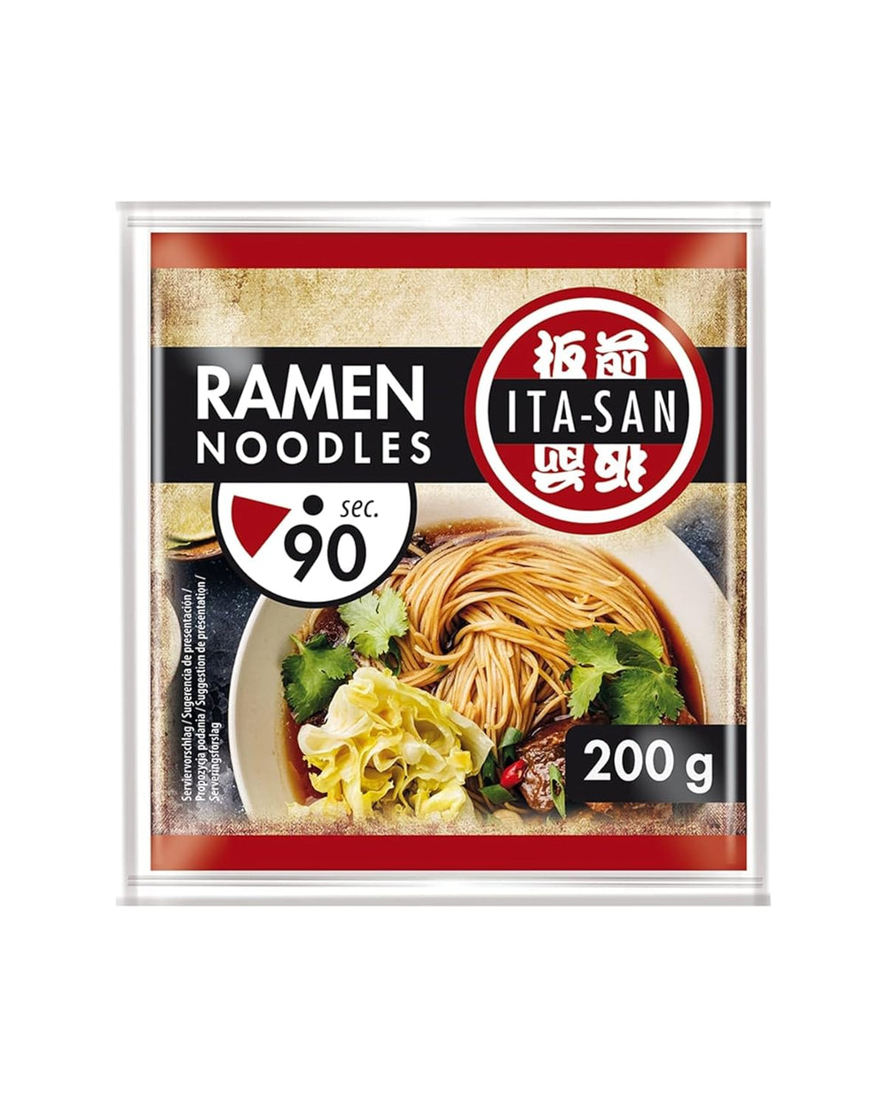 ITA-SAN Ramen nudle, rychlá a snadná příprava, 30 x 200 g