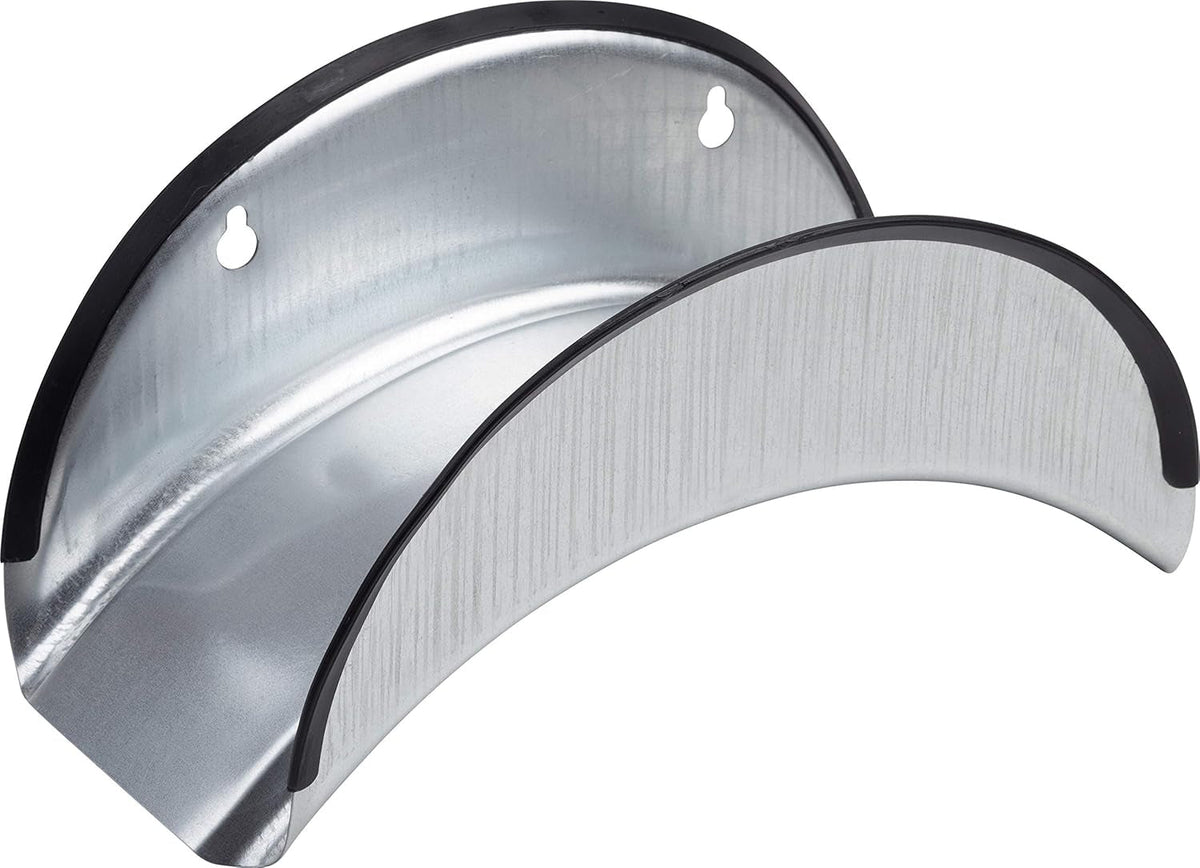 Suport pentru furtun Master - Fabricat din oțel galvanizat - Cu protecție la margini - Potrivit pentru furtun de 25 m (1/2 inch) / Suport pentru furtun de perete / Opțiune de agățare pentru furtun de grădină / Suport pentru furtun / 9926050