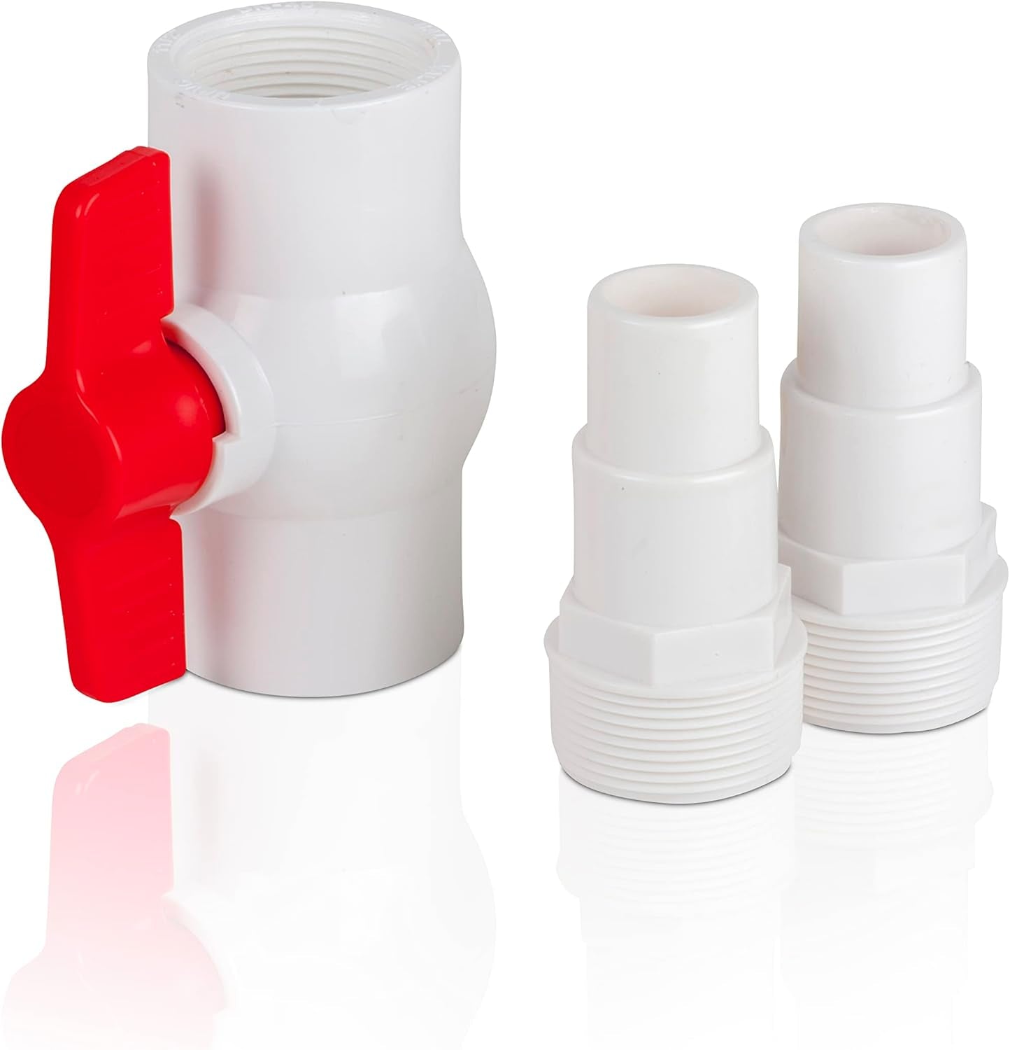 Gre AR512 - Supapă pornire/oprire cu 2 adaptoare pentru furtunuri de Ø38 și Ø32 mm