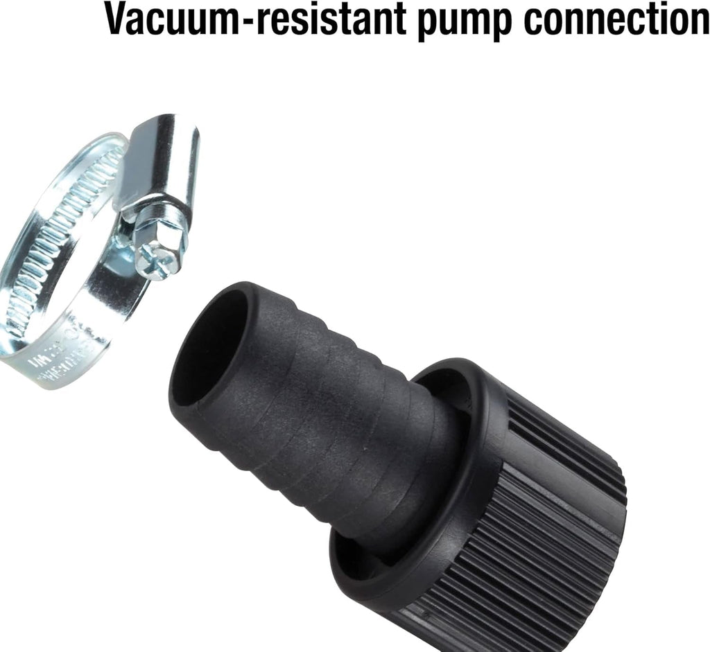 Conector furtun aspirație Gardena 25 mm (1 inch): Conector pompă cu clemă furtun pentru conectare etanșă la furtunul de aspirație (1724-20)
