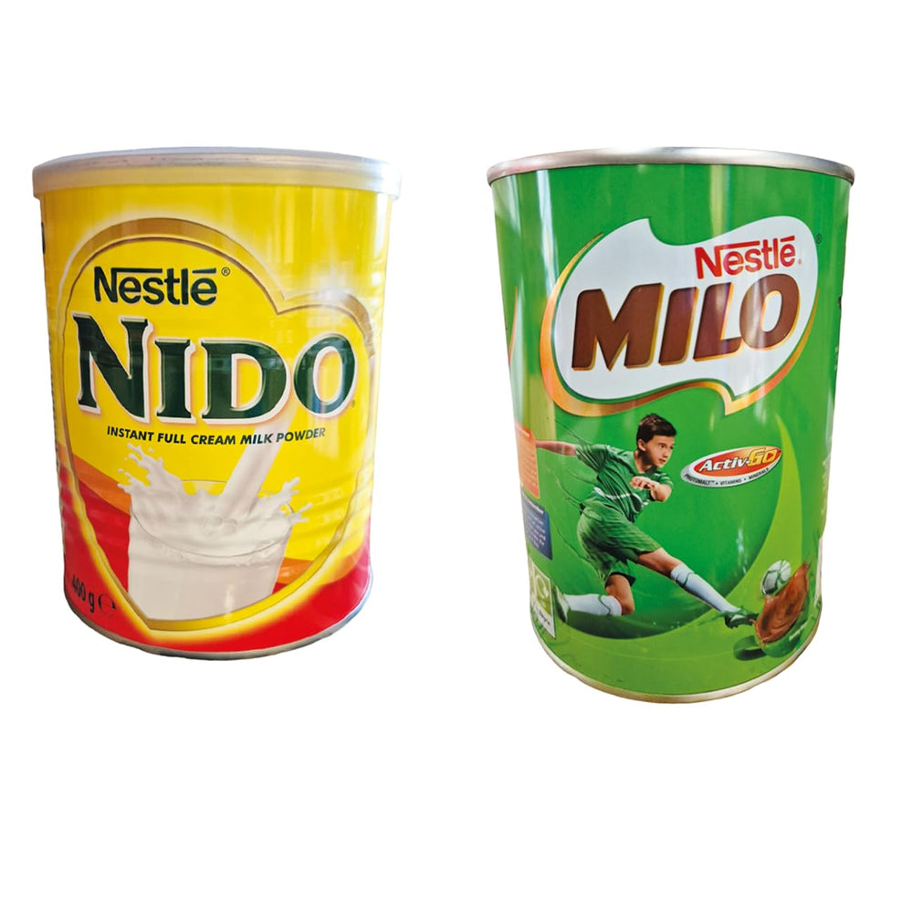 -Sada: MILO - Instantní nápoj Kakao 400g + NIDO - Mléčný prášek 400g