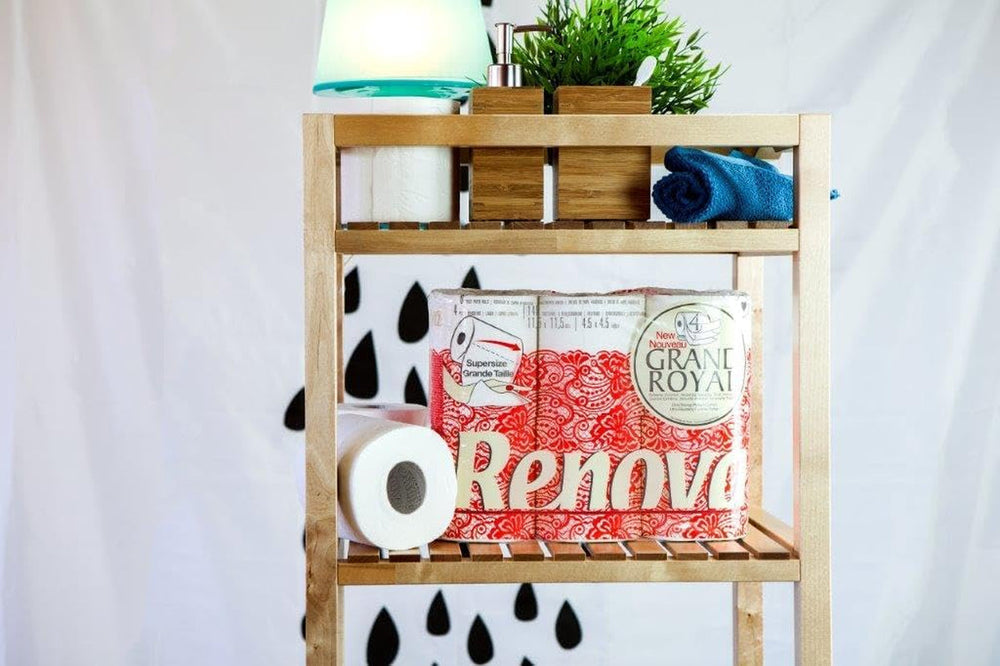 Hârtie igienică Renova Grand Royal, 18 role Premium XXL, 4 straturi, moale și rezistentă