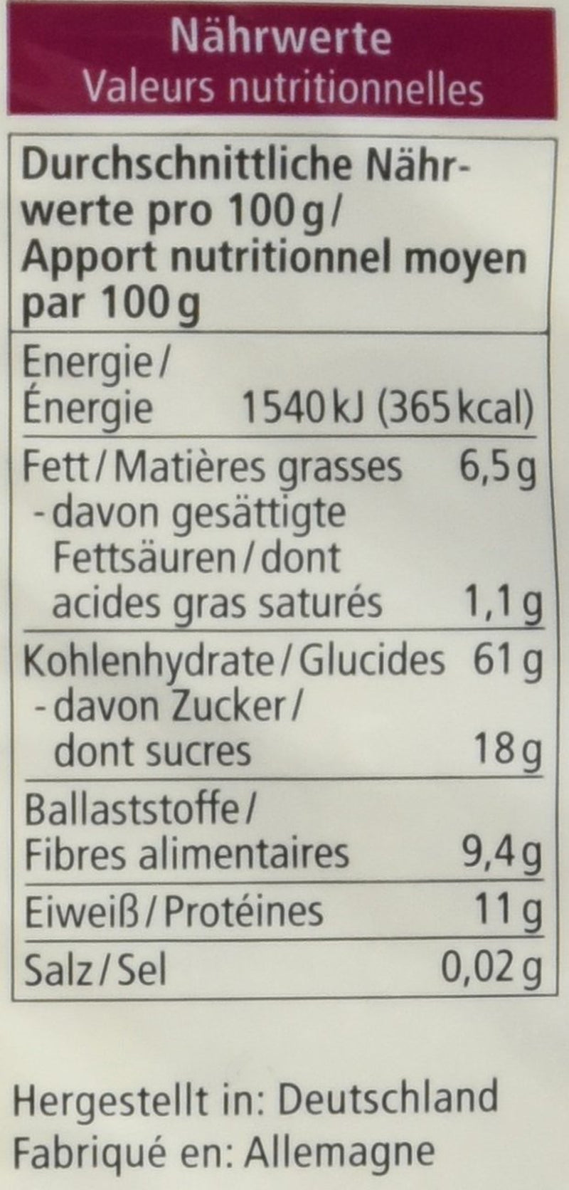 Bio müsli s lesním ovocem, 750g