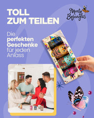 Monty Bojangles Zlaté čokoládové lanýže Savanna (135 g) Kakaový prášek Pralinky Dárková sada v individuální sběratelské krabičce s kočičím designem Flutter Scotch Flavor