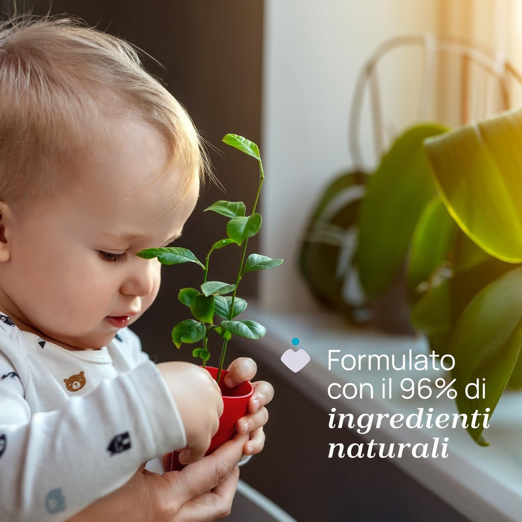 Chicco KIDS - DELICATE SKIN - 2 IN 1 MOUSSE: ȘAMPON ȘI CONDITIONER, 150 ml Copii - Baie si Skincare Naty Shop