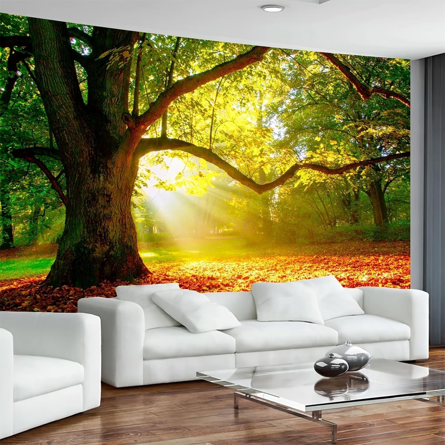 Covor tapiserie padure panza copac soare cer Casa - Accesorii si Decoratiuni Naty Shop 300L X 180B Cm