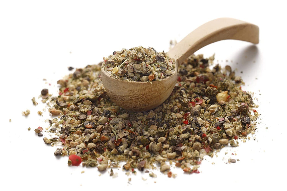 Ankerkraut Steakpfeffer Hamburg, Pfefferkörner Hausmischung, Grober Steakhouse-Pfeffer, frische Note, Universal Allrounder, Lecker Kochen mit Qualität, 80 g v Korkenglas