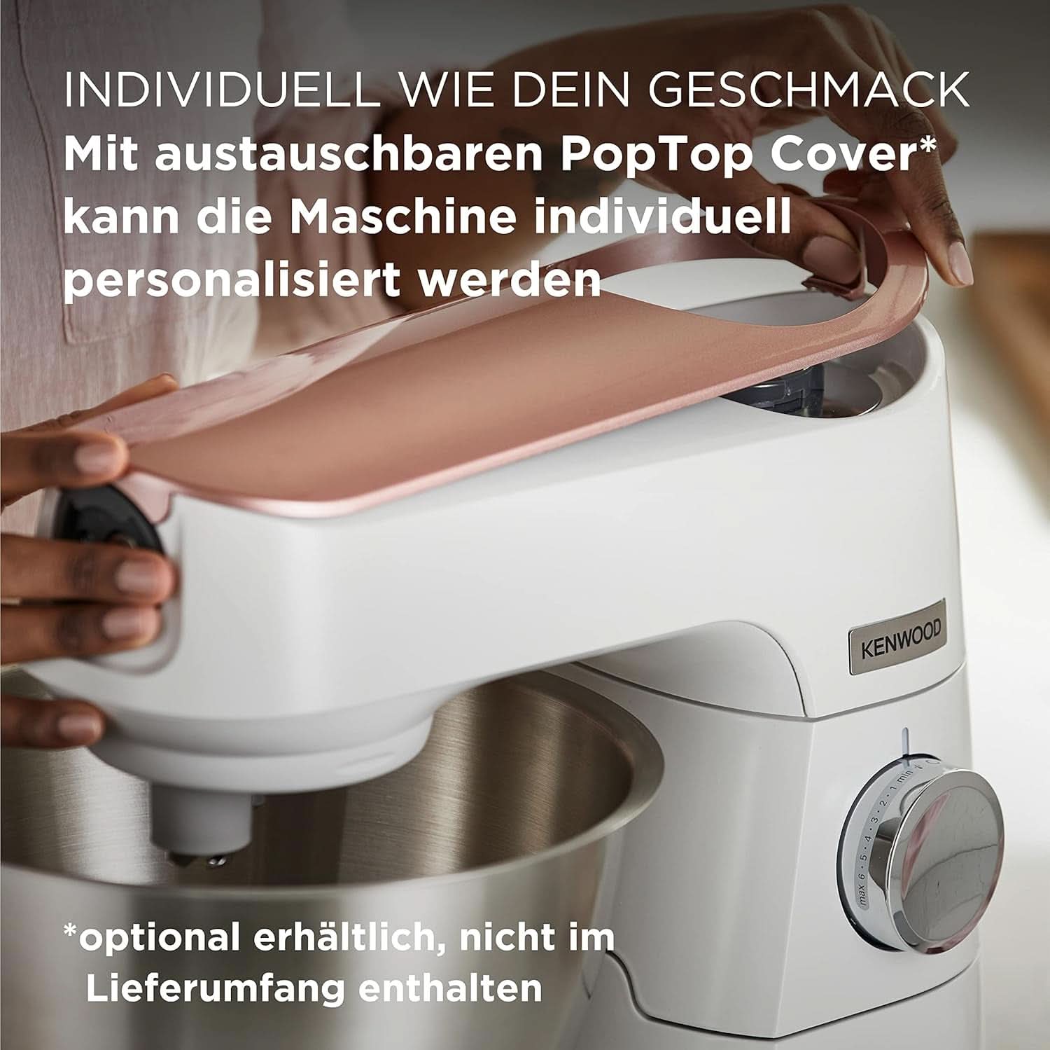 Kenwood Titanium Chef Baker KVC65.001WH, Küchenmaschine Mit Integrierter Waage, 1200 Watt, Inkl. Sada 3 cukrářských výrobků Teiligem, špachtle a sprej, Weiß Matka a dítě Naty Shop