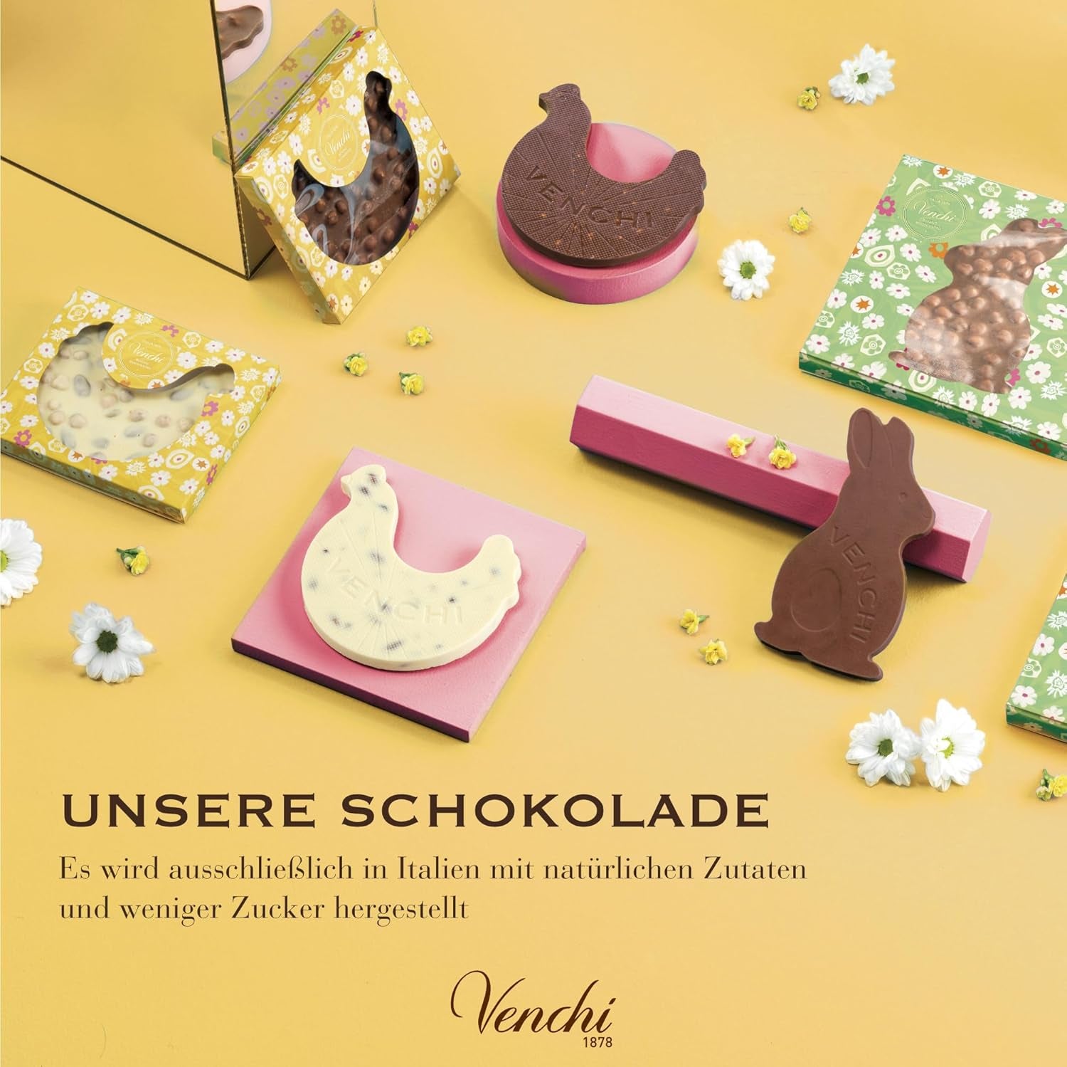 Venchi - Čokoládové vajíčko, příchuť pistácie, s celými pistáciemi, s překvapením, bez lepku, 500g, velikonoční kolekce, tip na dárek