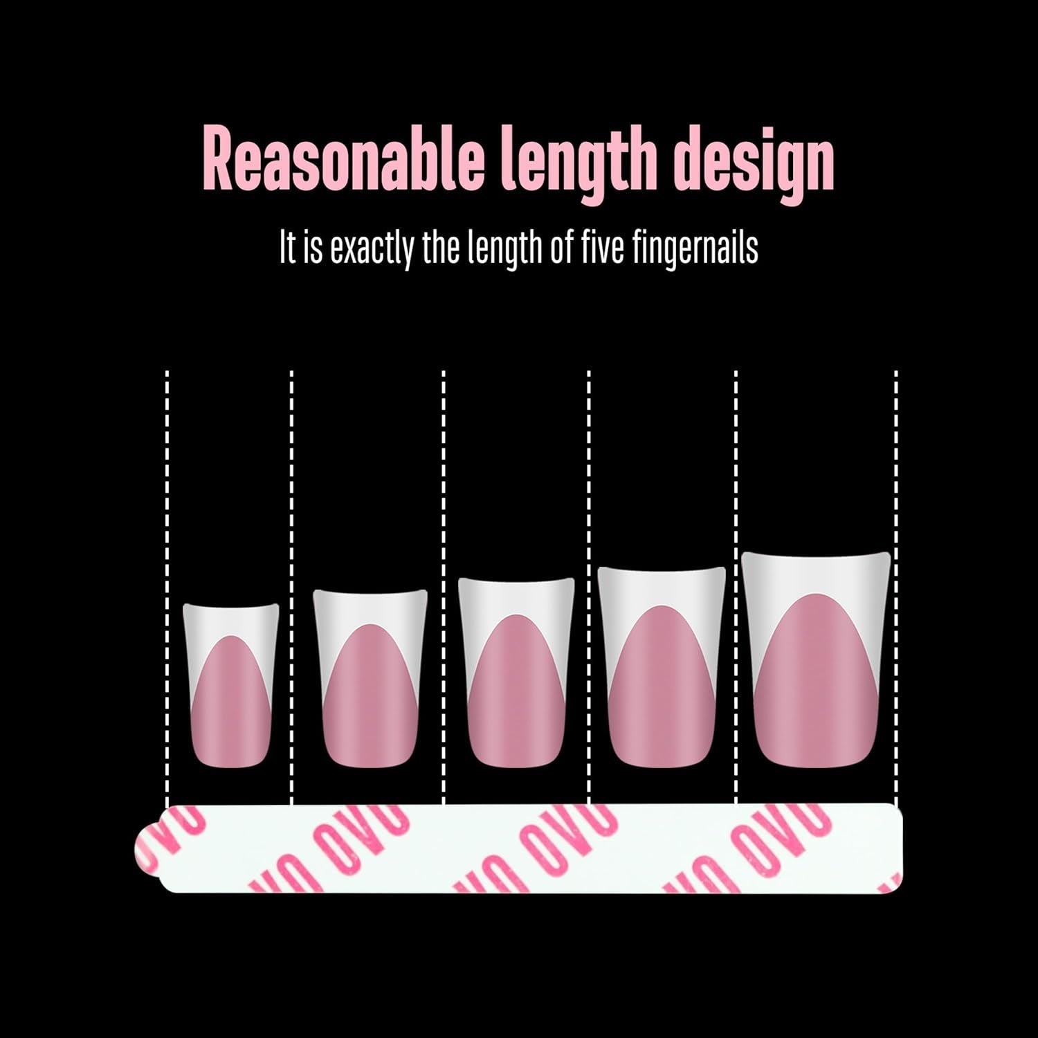 NOVO OVO 360 bucăți tablă adezivă ușor de rupt pentru afișaje de unghii prin presare, transparente, față-verso pentru atașare pentru nail art/ambalare/depozitare/practică/accesorii, 30 bucăți x 12 foi