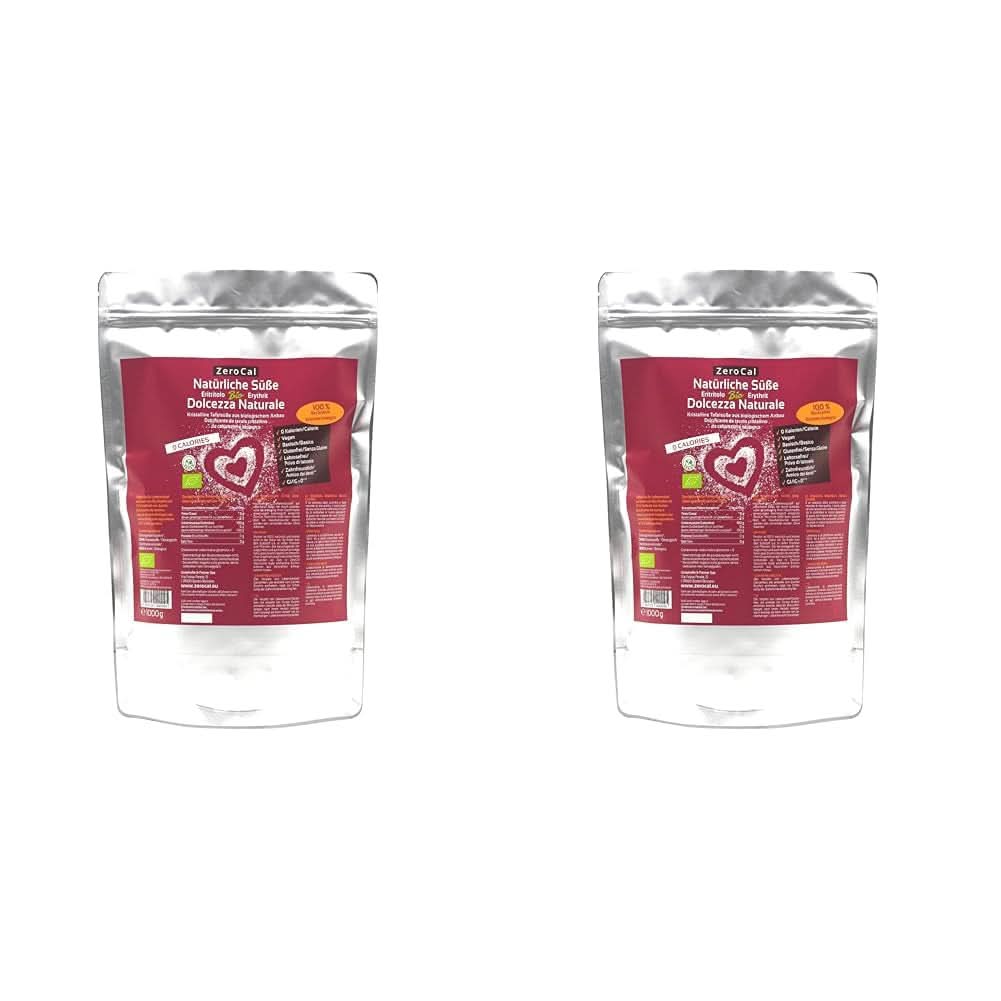 Zerocal - Organický erythritol 1 kg Sladidla Naty Shop 2 x 1 kg