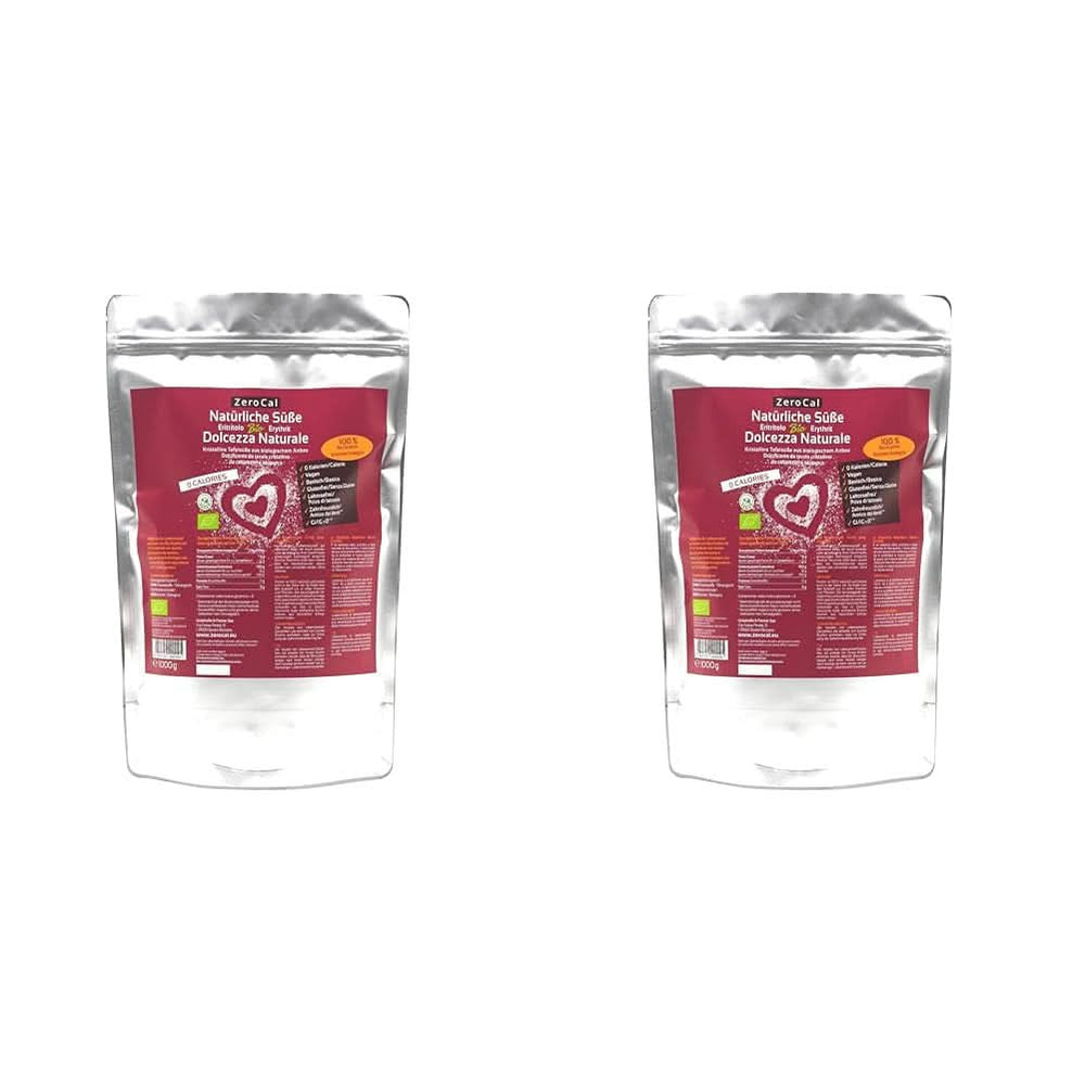 Zerocal - Organický erythritol 1 kg Sladidla Naty Shop 2 x 1 kg