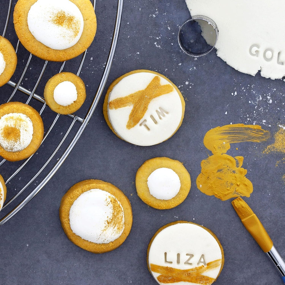 Günthart Backdecor Pudră de Aur - Sclipici Comestibil, Pudră de Colorant Alimentar, Sclipici pentru Băuturi - Mică Strălucitoare cu Praf de Aur pentru Pasionații de Coacere, 1 Pachet (1 x 7 g)