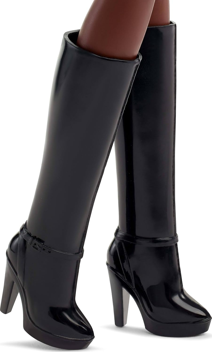 Barbie Basics Model 3, Păpușă de colecție cu bucle roșii, rochie mini neagră și cizme, modă cu potrivire universală, corp mare articulat și cap interschimbabil, JBH75