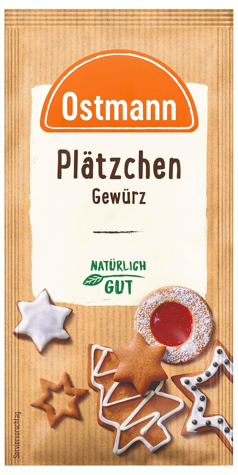 Ostmann Gewürze – Glühwein-Gewürz, Gewürzmischung für Glühwein, Punsch, Feuerzangenbowle & Kinderpunsch, ideální pro Winter- und Weihnachtszeit, vegan, 12 g (1er Pack)