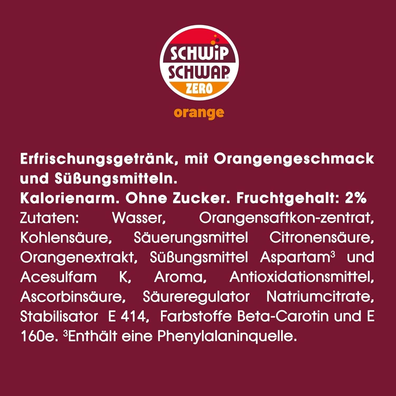 Schwip Schwap Zero Orange, nealkoholický nápoj s příchutí pomeranče, sada 6 x 1,25 litrů Nealkoholické nápoje Naty Shop