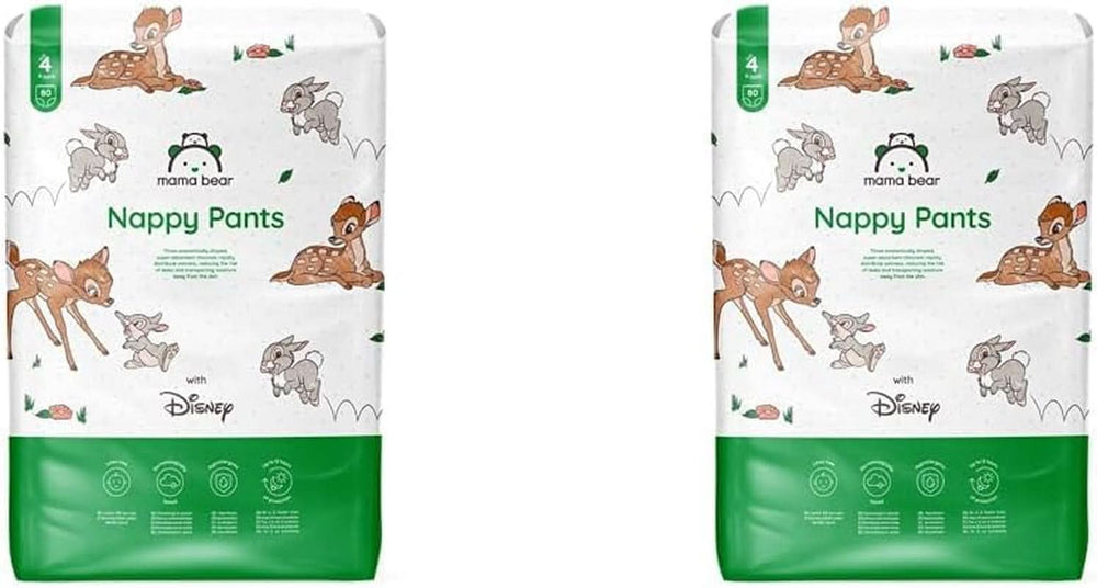 Plenky Mama Bear Disney, velikost 5 (12-17 kg), bílé, 70 kusů Mother and Baby Naty Shop 4 (9-15 Kg) ) (Sada 2 balení) Měsíční balení