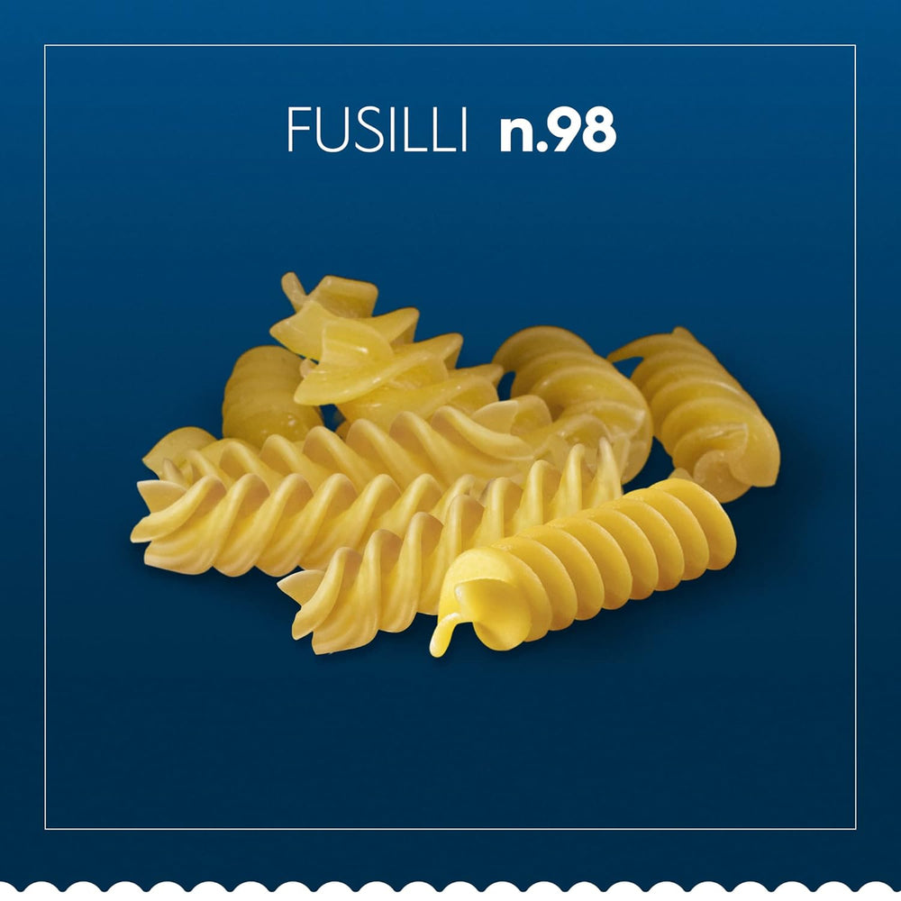 Pasta Barilla Classic Fusilli č. 98, z vysoce kvalitní tvrdé pšenice, vždy al dente, 1 kg