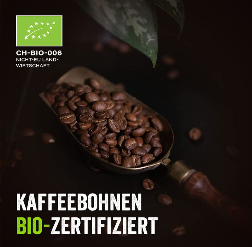 La Natura Lifestyle BIO KAFFEEBOHNEN (1000g) | CREMA BIO Bohnenkaffee | GANZE BOHNEN | Arabica & Robusta | Vollautomaten & Siebträgermaschinen