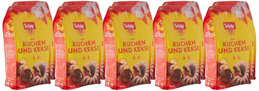 Mix C - Kuchen & Kekse Backmischung Glutenfrei 1Kg, 10Er Pack Směs na pečení a vaření Naty Shop Výchozí název