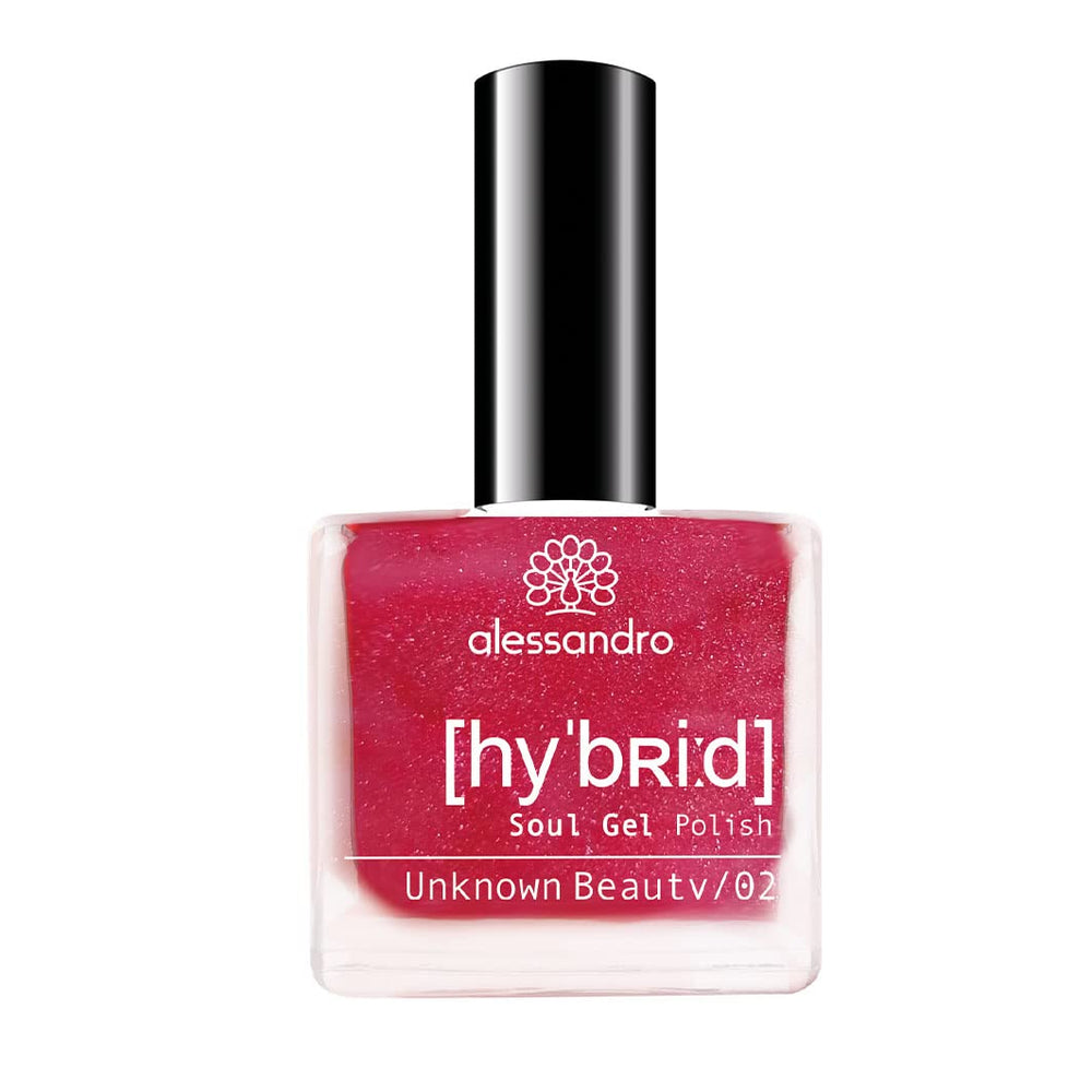 Lak na nehty Alessandro Sinful Glow HYBRID - Nude odstín - Perfektní nehty v pouhých 3 krocích, bez LED - vydrží až 10 dní! 8 ml