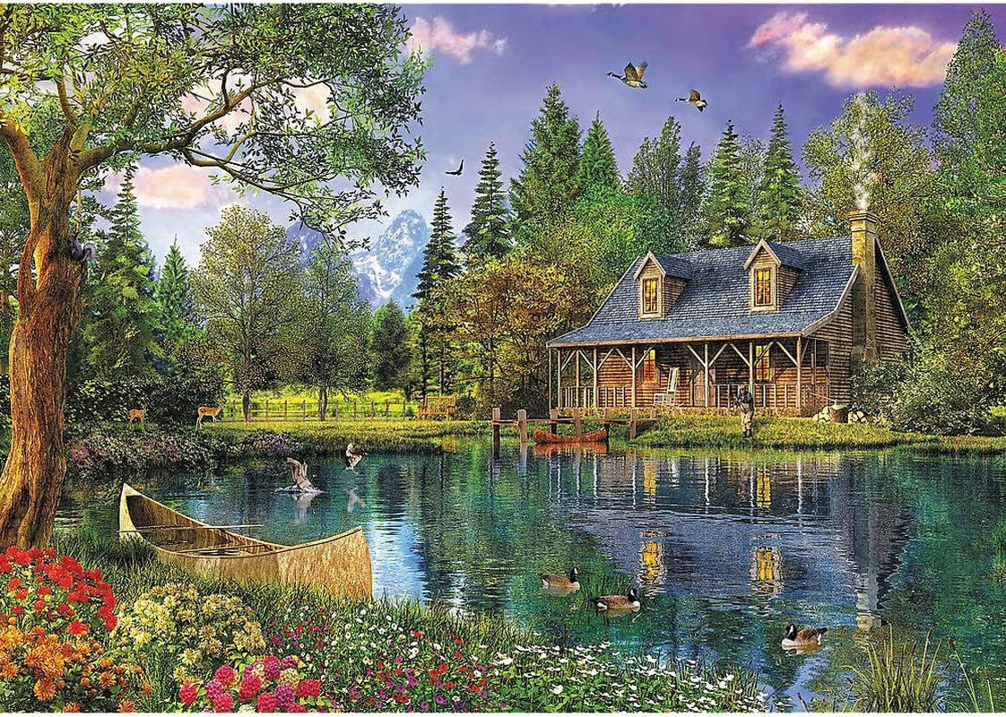 Trefl, 45005 Puzzle, Afternoon idyll, 4000 piese, Calitate premium, Pentru copii cu vârsta de peste 14 ani Puzzle Naty Shop