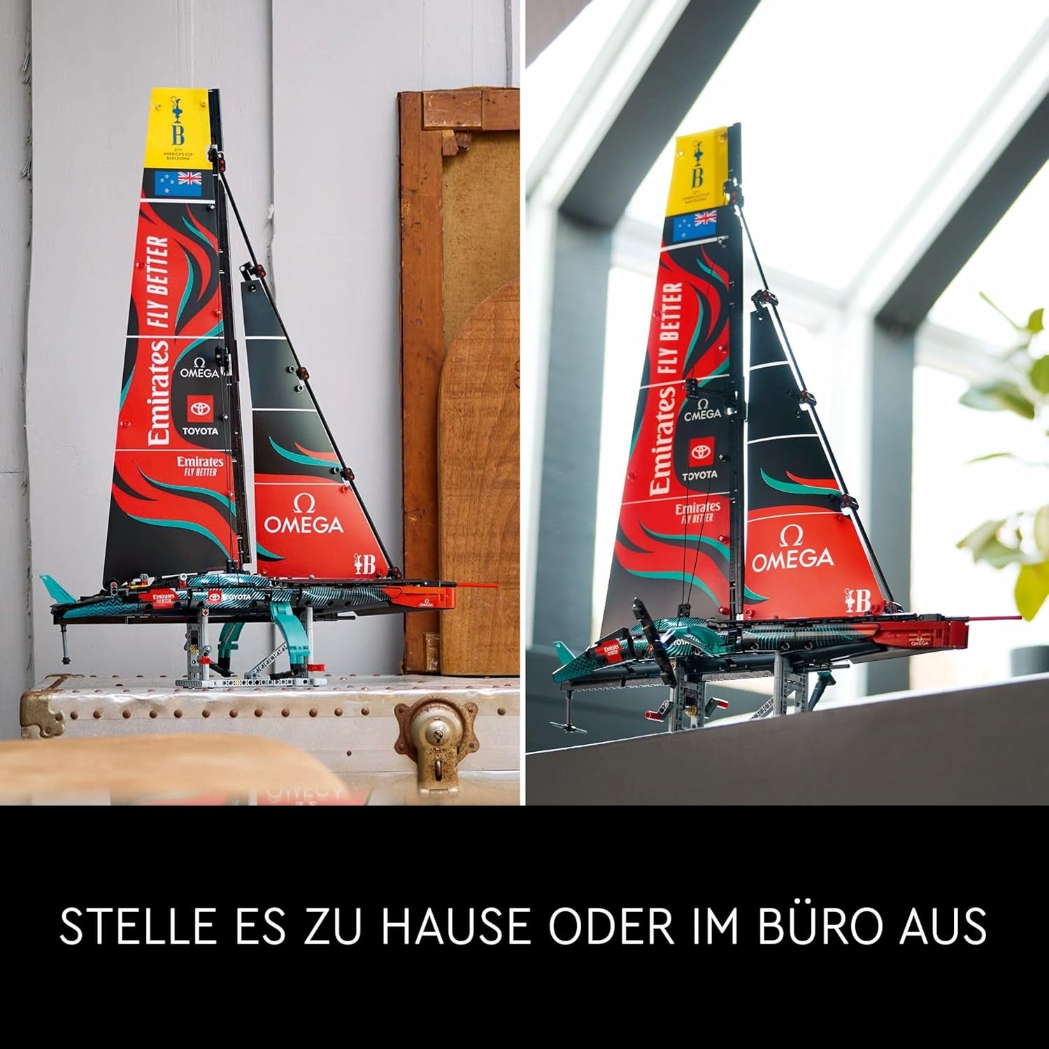 LEGO Technic Tým Emirates Nový Zéland AC75 Závodní jachta Stavebnice plachetnice pro dospělé Dárek pro muže a ženy Kreativní a odpočinková činnost 42174 Stavebnice Besuche den LEGO-Store