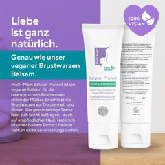 Multi-Mam Balsam Protect Beruhigt Und Schützt Trockene Und Rissige Brustwarzen Während Und Vor Der Stillzeit, Brustwarzencreme Stillen, 30 ml tuby Příslušenství Jídlo a kojení Bebe Naty Shop