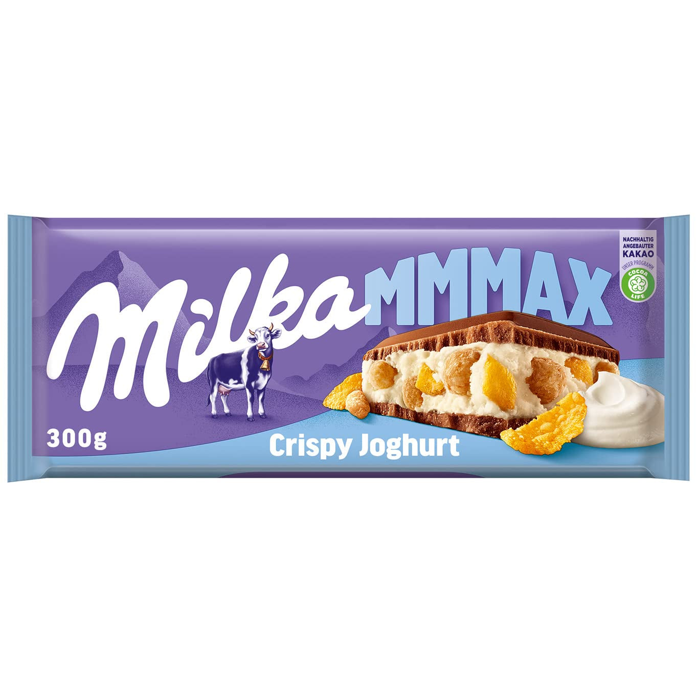 Milka Mmax Triolade – Čokoláda z alpského mléka s bílou a hořkou čokoládou – 280g