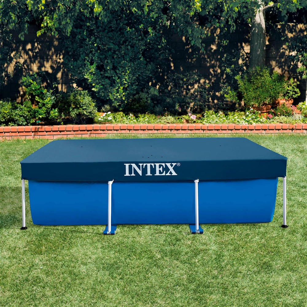 Intex 28038 - Plachta pro obdélníkové nadzemní bazény, PVC, modrá, 300x200 cm