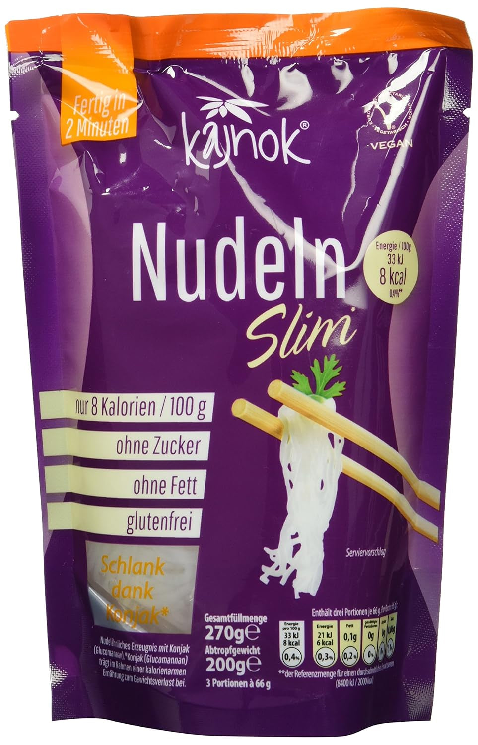 Tenké nudle, 10 x 270 g, scezená váha 200 g