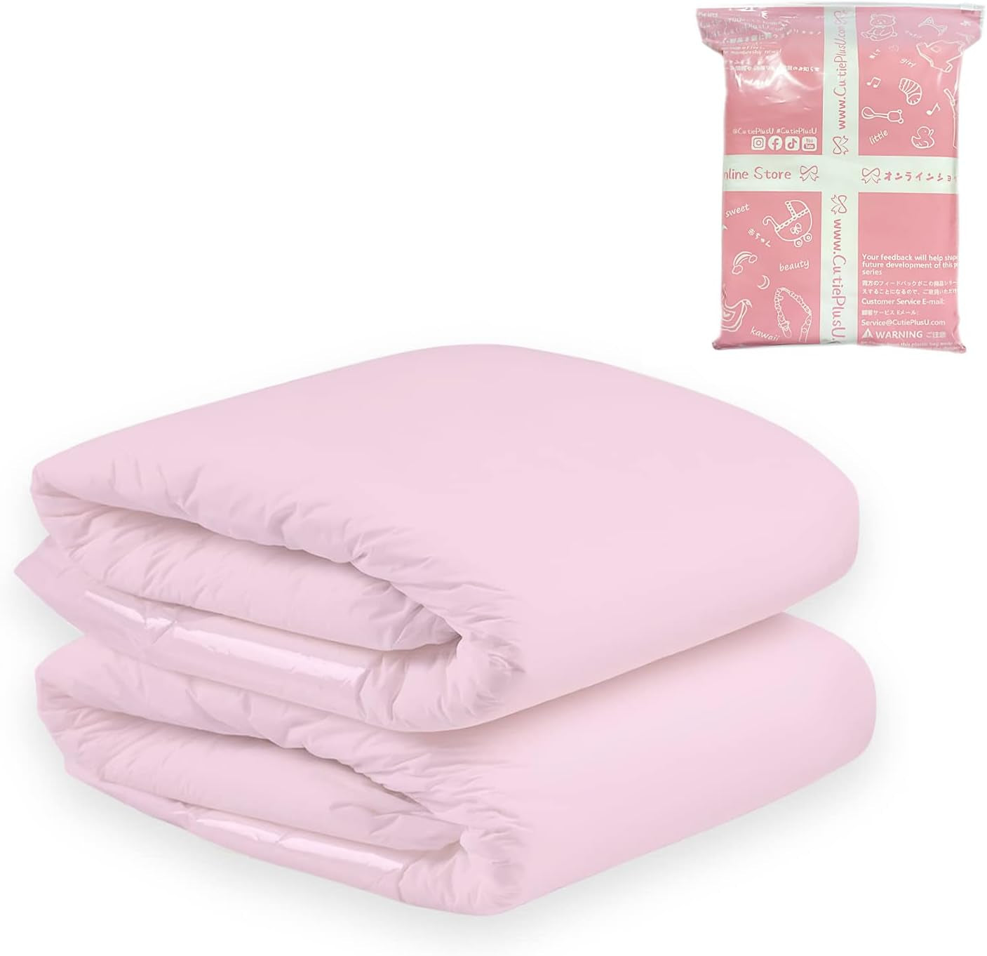 Plenky pro dospělé CutiePlusU, suchý povrch, maximální savost přes noc, jednorázová inkontinenční plenka - modrá, 2 balení (střední 71-96 cm)