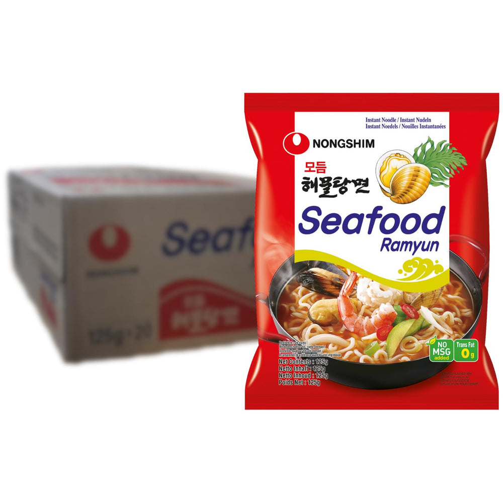 Instantní nudle Nong Shim Kimchi Ramyun Velká mísa - Korejská polévka Ramen - Rychlá příprava - 1 balení 112g
