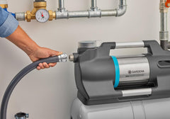 Set de aspirare Gardena cu furtun de aspirare de 7 m, conexiune robustă, dispozitiv de blocare a refluxului, durabil și fiabil (09091-20)