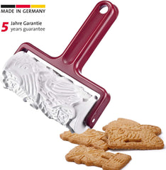 Westmark Spekulatiuswalze, Mit 7 verschiedenen Motiven, délka: 17,2 cm, Kunststoff, Klausi, Weiß/Rot, 32162270